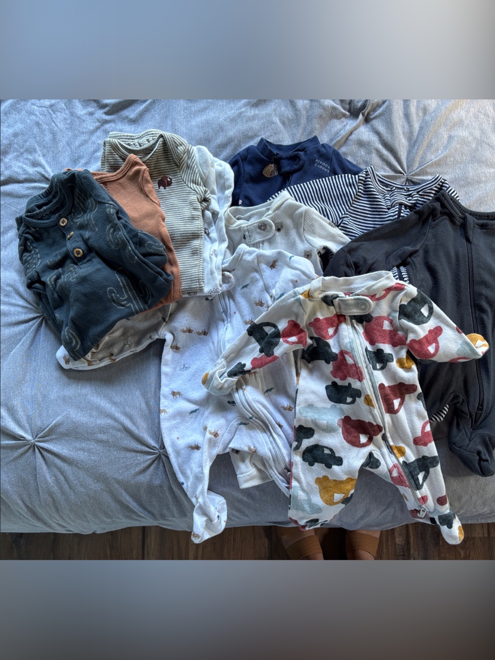 Baby Footies and Sleep Gowns Bundle - Preemie